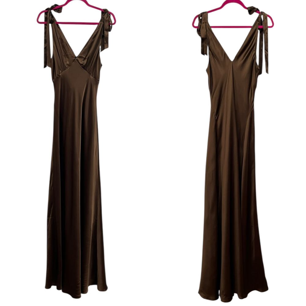 NWT NEW Reformation Pernille Silk Dress - Picture 3 of 8